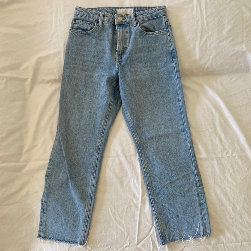 Topshop straight cropped jeans Petite- size 26